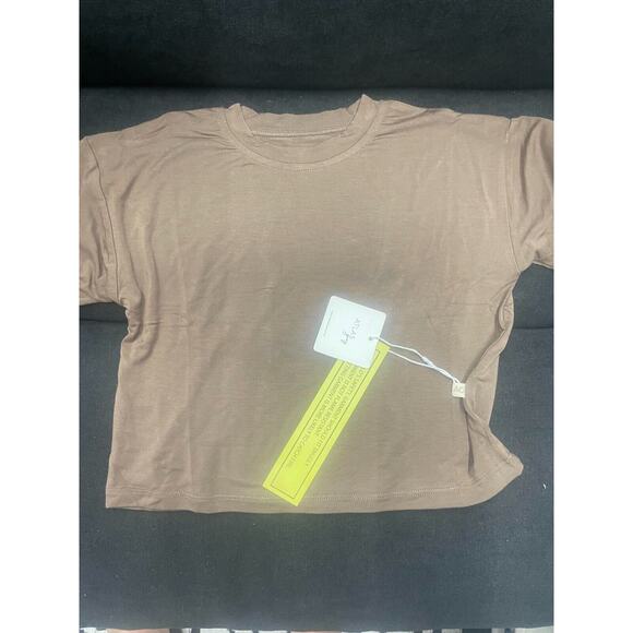 Atlas Grey, Bamboo T-Shirt, Color Chocolate Chip, Size 12-18M - Picture 1 of 5